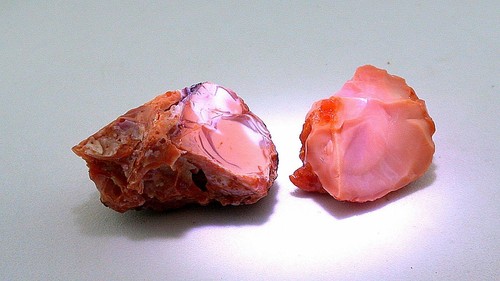 15.92 Gram 79.60 Carats Orange Peach Mexican Jelly Opal Cab Rough EBS6720OTH - Picture 2 of 5