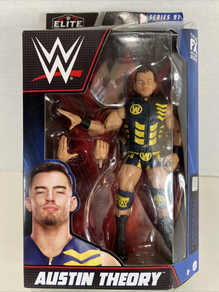 WWE Austin Theory Elite Collection Series 91 Mattel Wrestling Action Figure New