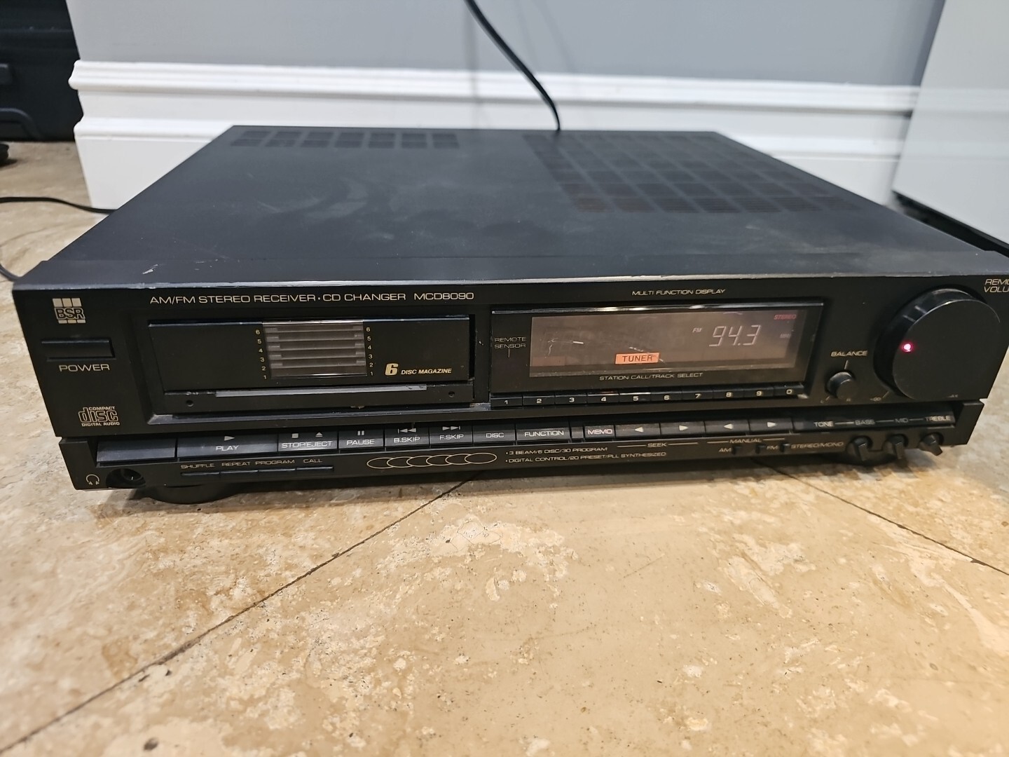 BSR AMFM Stereo Receiver CD Changer MCD8090 sd not working eBay