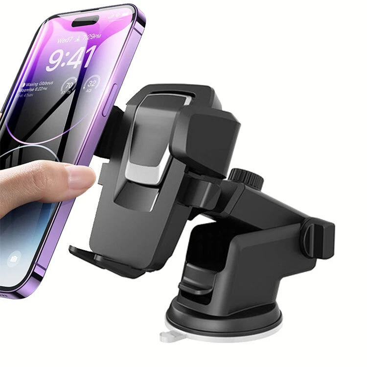 360° Phone Holder Car Mount Windshield Stand For iPhone 16 15 14 Pro Max Samsung - Image 3 of 4