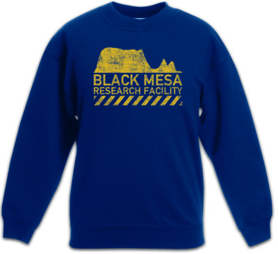 Black Mesa Kids Boys Girls Pullover Research Logo Symbol Facility Gamer Nerd