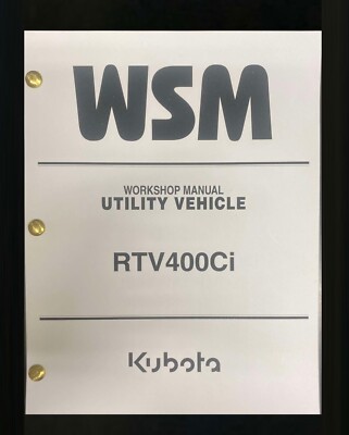 Kubota WSM ワークショップマニュアル s-l400.jpg