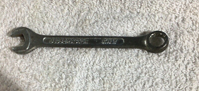 Vintage Globemaster Made in Italy Forged Steel 3/8'' Open Box End Wrench