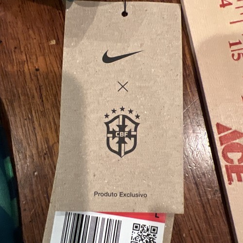 Camiseta deportiva de fútbol 2023 Nike Brasil CBF para hombre Academia prepartido talla L DR4922-329 - Imagen 6 de 10