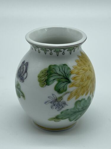 Vintage Haviland Limoges France 2.25"×2" Bud Vase Florals Butterfly - Picture 4 of 9