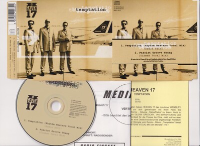 Heaven 17   Temptation (Rhythm Masters Vocal Mix) - 2 Track CD 1999 Edel Records