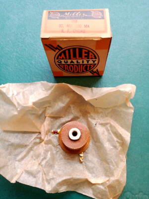NOS J W Miller - R. F. Choke No.958 - 50mh / 100ma -NOS RADIO/TUNER repair