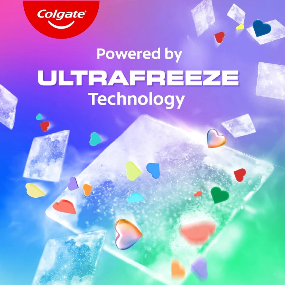 Colgate MaxFresh Rainbow Fresh Gel Toothpaste with Heart Shaped Cooling Crystal - Image 4 of 4