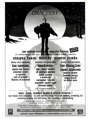 K5 WERBUNG 15X11 WHITBY CENTENARY DRACULA FESTIVAL