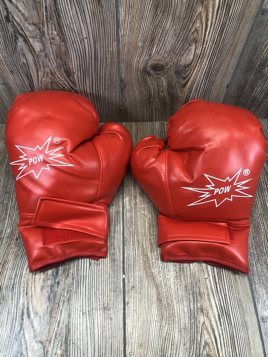 Toy Boxing Gloves POW Slip On BOXER Mitts