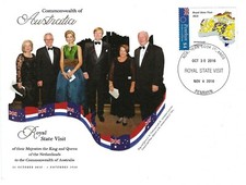 Penrhyn 2016 - Royal Visit (Oct 30-Noc 04 2016) - Set of 5 FDC's - PO Fresh