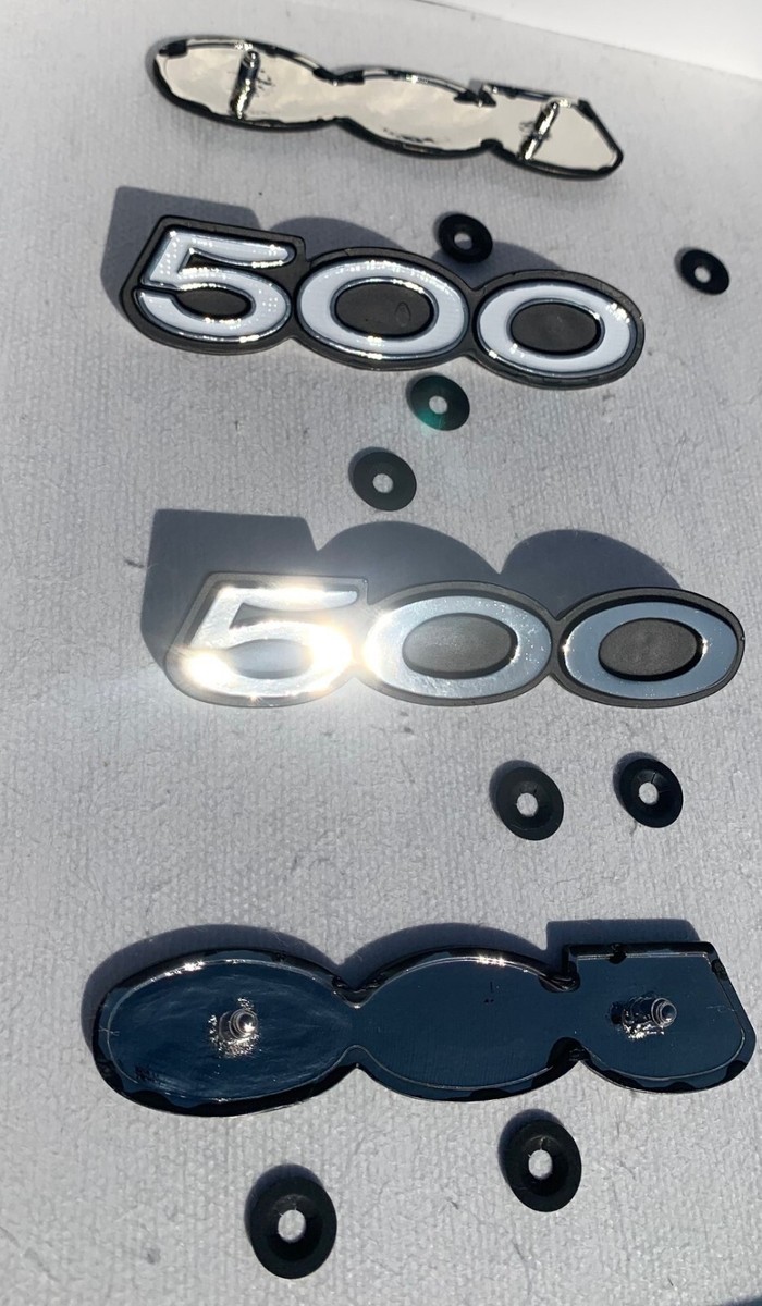 2PAIR SIDE COVER EMBLEMS FIT KAWASAKI H1 / KH500/ MARCH III 1969