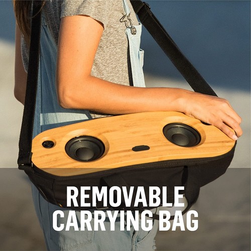 House of Marley Bag of Riddim 2 Portable Bluetooth Wireless Speaker - Black - Picture 3 of 3