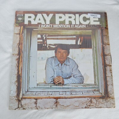 Ray Price I Won'T Mention It Again w/ Shrink LP Vinyl Record Album