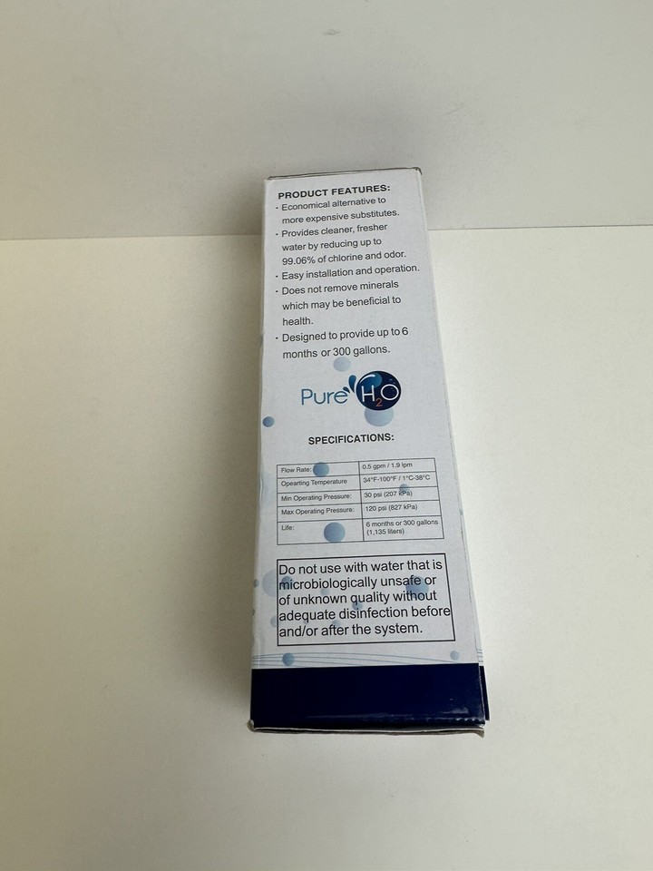 Pure H20 PH21500 Refrigerator Water Filter Whirlpool, Amana, Kenmore