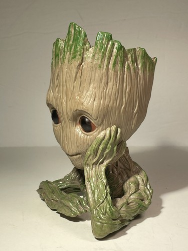 Baby Groot Tree Planter Guardians of the Galaxy Great Condition 5.5" Tall - Picture 2 of 24