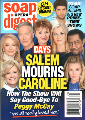 Soap Opera Digest June 2019 Days of Our Lives Victoria Konefal Matthew Atkinson