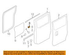 GM OEM 15-18 City Express Side Loading Door Door Components-Bumper 19316926