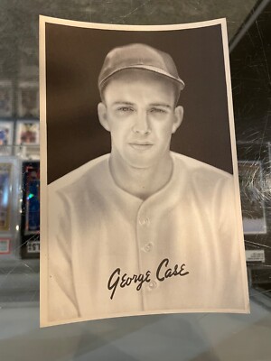 1939 GOUDEY PREMIUM R303-B GEORGE CASE WASHINGTON SENATORS CARD PHOTO ...