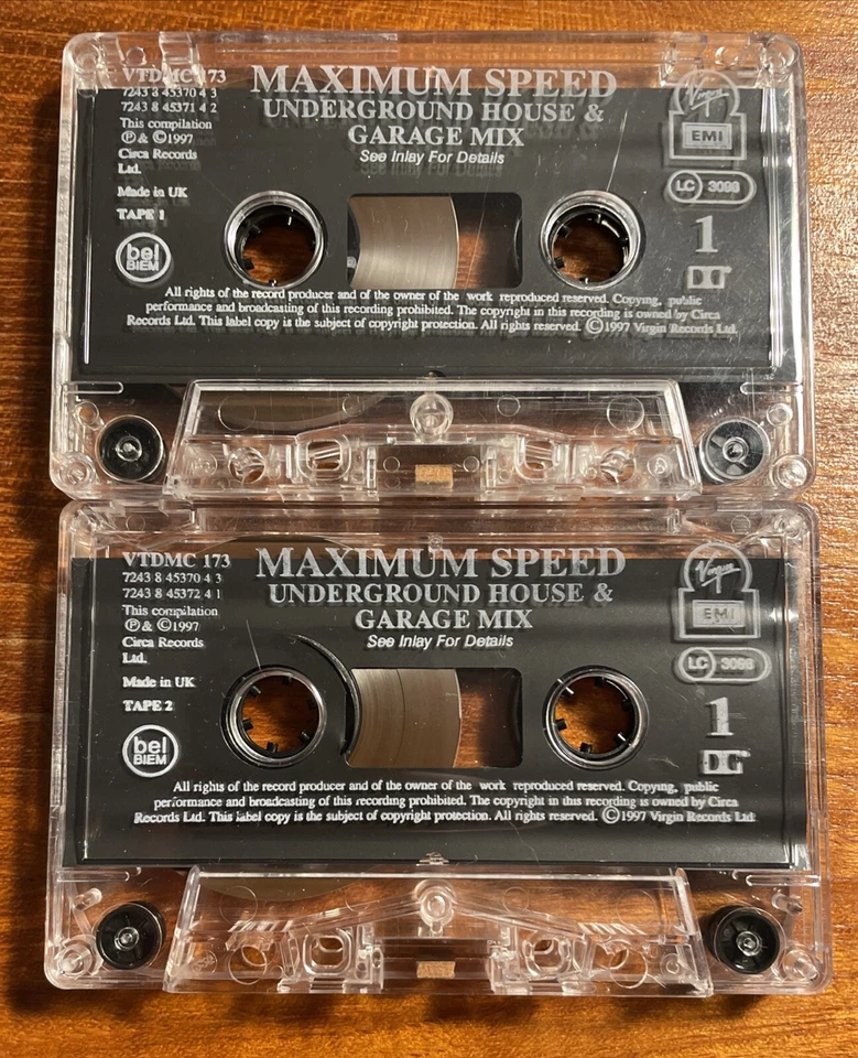 Maximum Speed - 2 x Cassette Tape Pack Underground House & Garage Mix Speed 1997 - Изображение 4 из 4
