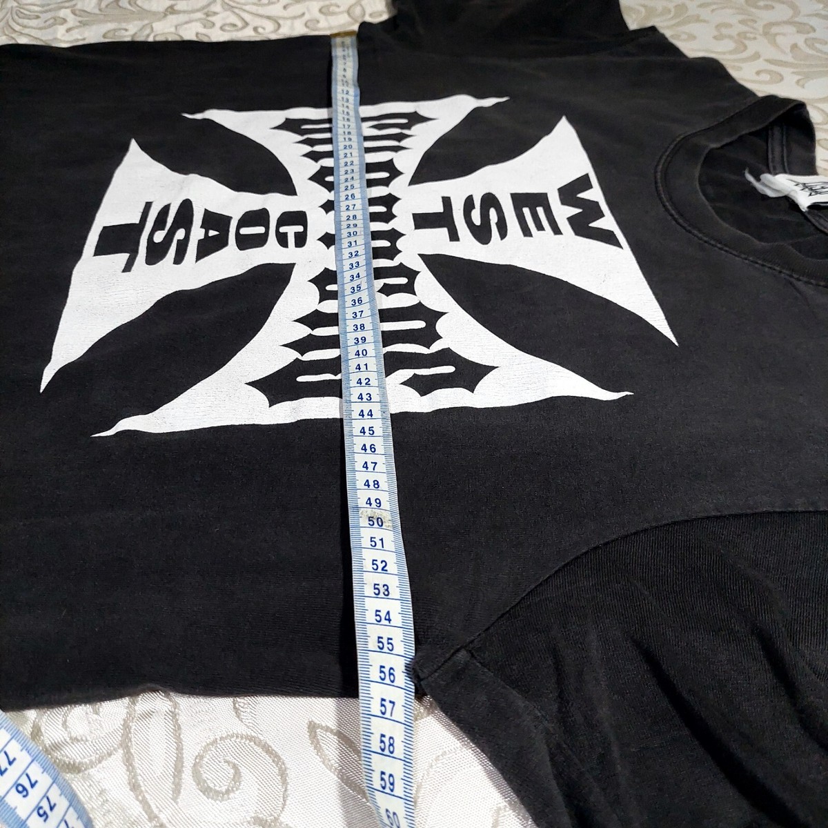 Vintage Y2K West Coast Choppers T-shirt 90s Big Logo Double Sided