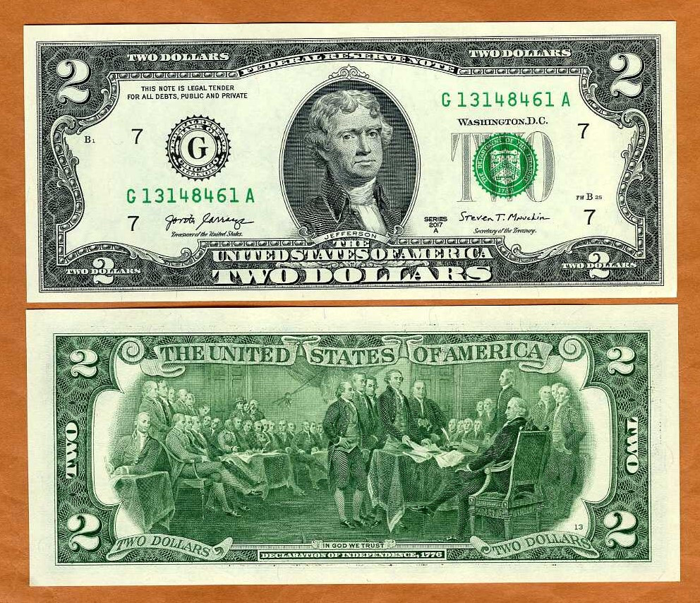 USA, $2, 2017, P-New, G (Chicago, IL) UNC | eBay