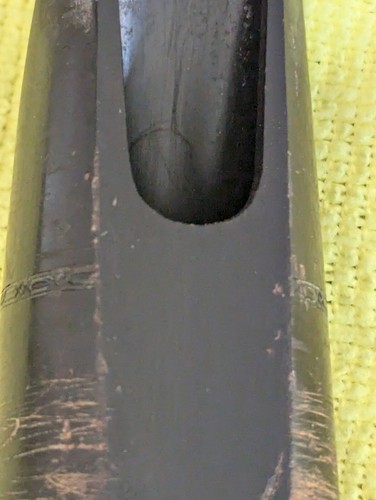 Chedeville Vintage Hard Rubber Tenor Saxophone Mouthpiece .078" Tip Plays Well - Picture 14 of 17