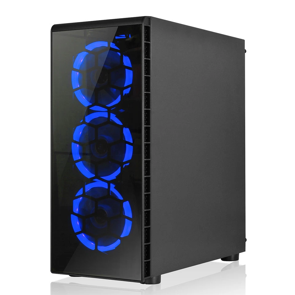 Ultra Fast A10 Quad Core 4.2 8GB 1TB Home Gaming Desktop PC Computer Raider Blue - Image 3 of 3