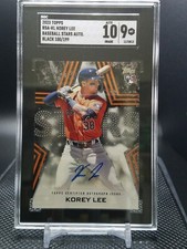 2023 Topps Series 1 Korey Lee AUTO Baseball Stars Black /199 Astros ... SGC 10
