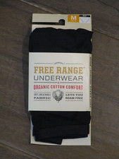 DULUTH WOMEN'S FREE RANGE BRIEF PANTIES IN BLACK SIZE MEDIUM NEW