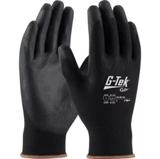 2 Pack Medium PIP 33-B125 G-Tek GP Seamless Knit Nylon Gloves -  Coated Smooth 