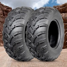 Latest Set Of 2 25x10-12 ATV Tires 25x10x12 Mud UTV All Terrain Heavy Duty 6Ply