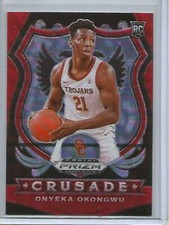 Onyeka Okongwo 20/21 Panini Prizm Crusade Ruby Wave Prizm Rookie