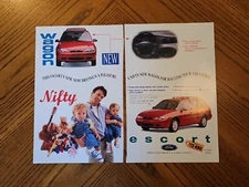 Vintage Ford Motor Company Magazine Print Ad Escort 1997