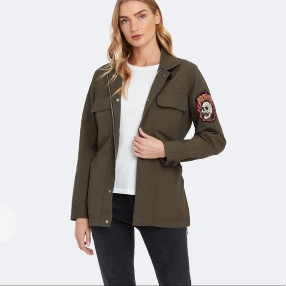 Zadig and hot sale voltaire khaki jacket