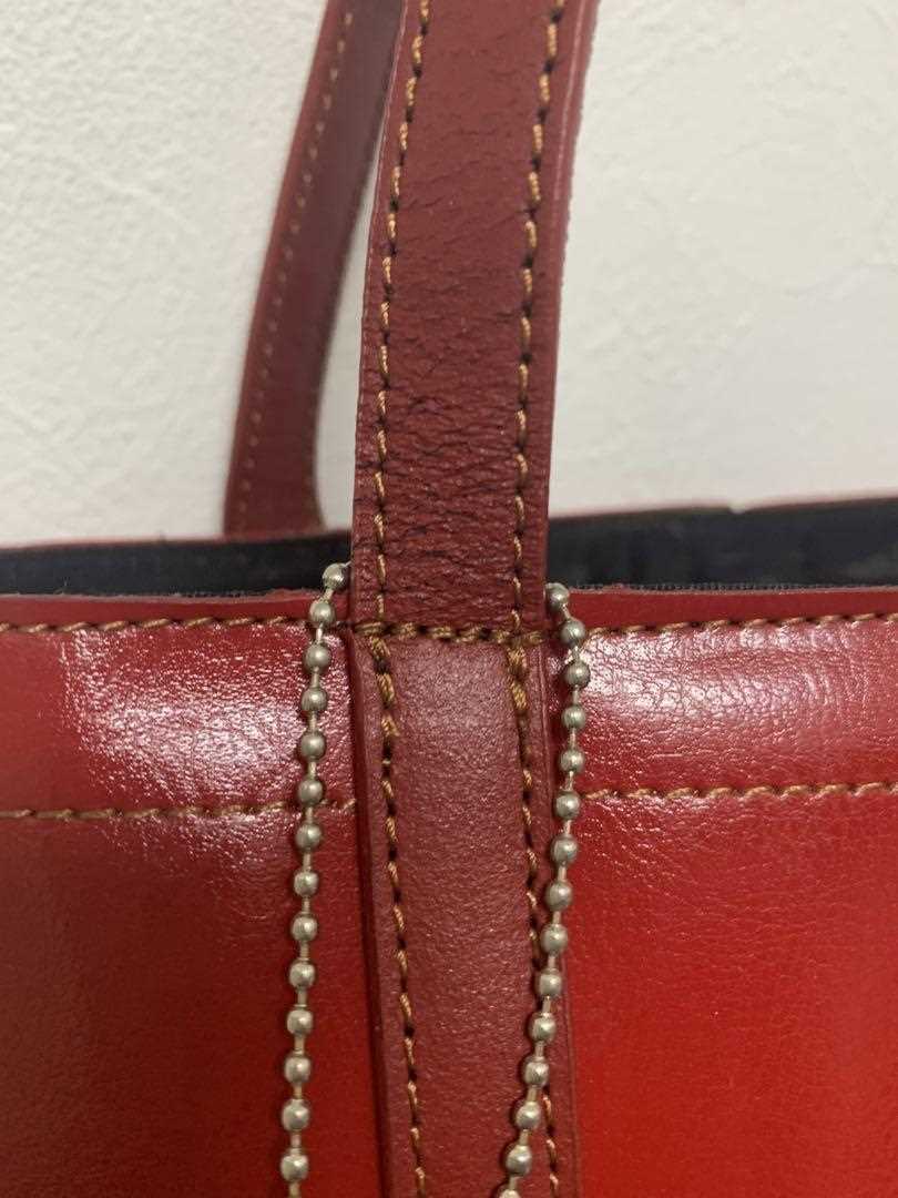 VAN VALENTINO Tote Bag Red Ladies Large Capacity Stylish VAN VALENTINO Tote Bag Red Ladies Large Capacity Stylish