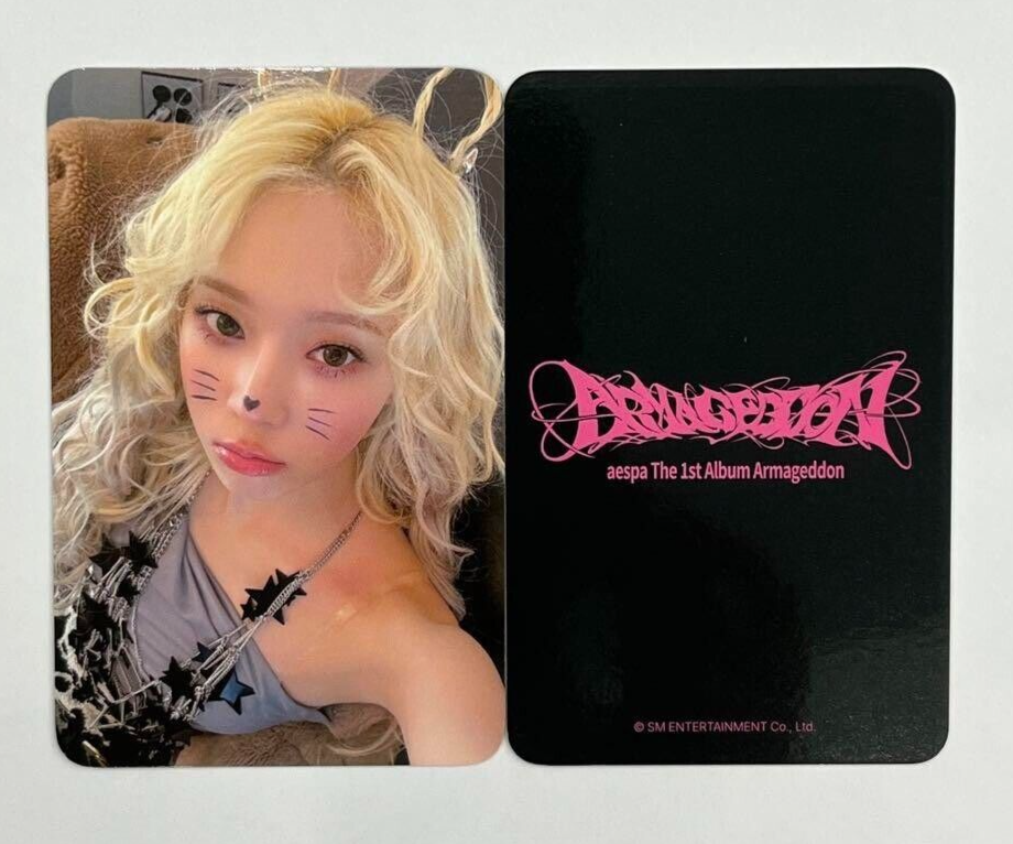 aespa WINTER Armageddon EVERLINE Photocard PC Trading card K aespa WINTER Armageddon EVERLINE Photocard PC Trading card K