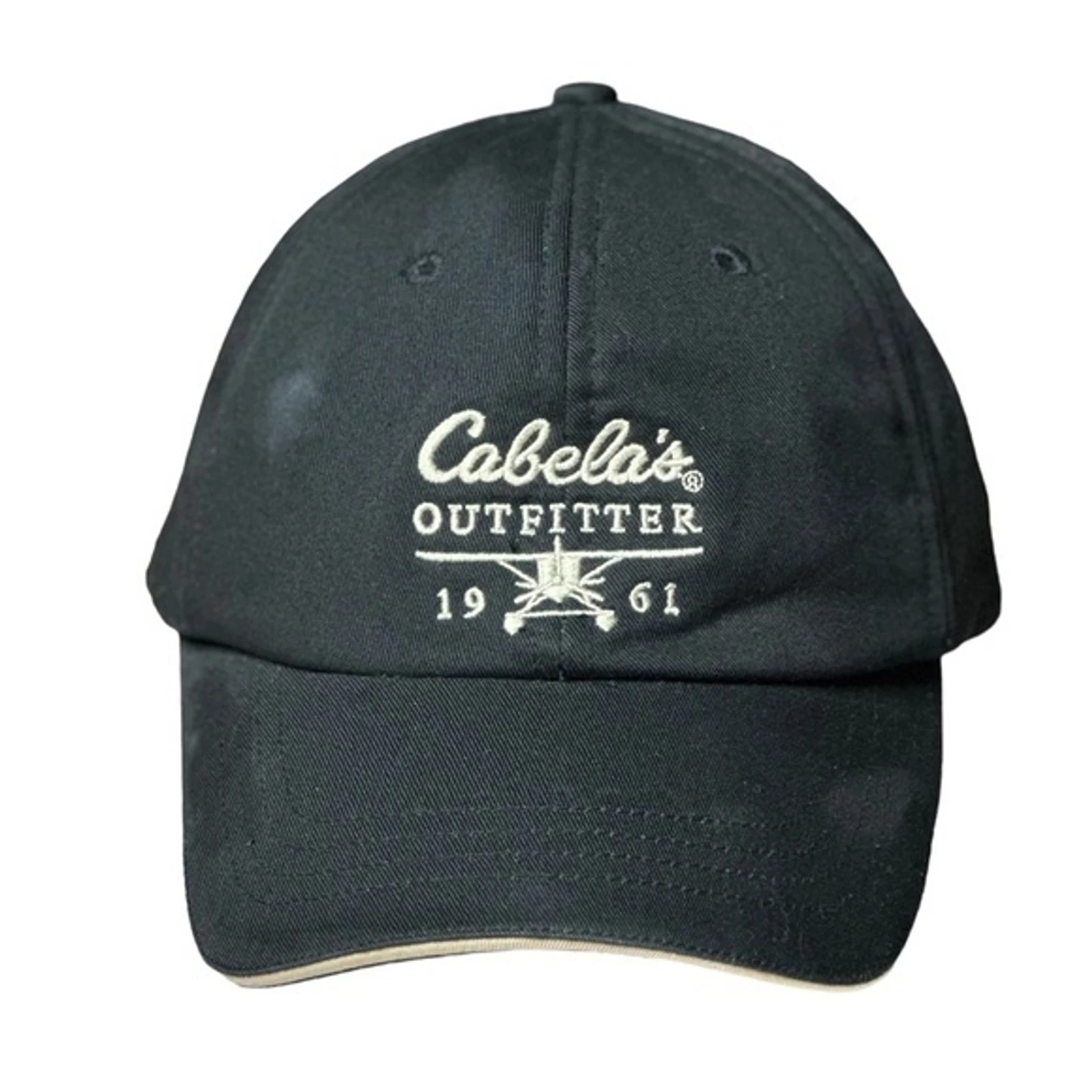 Cabela’s Outfitter Embroidered Fleece Lined Baseball Cap Black Adult OS