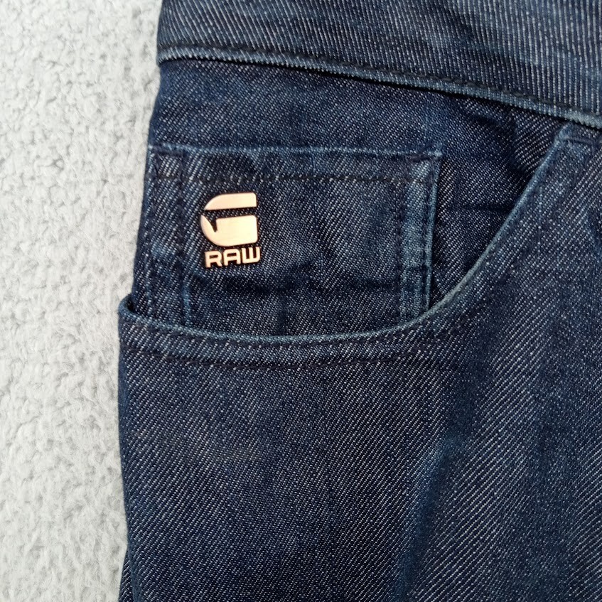 G Star Raw Jeans Mens 30x30 Blue Motac Deconstructed Slim