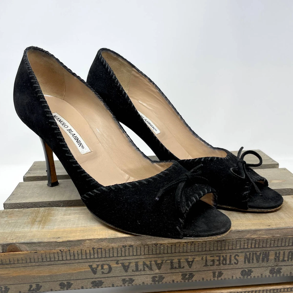 Peep toe manolo blahnik sales