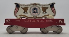 McCoy 1000-72 Standard Gauge TCA 18th National Convention flatcar with bandwagon