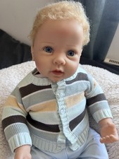 Noah Happy As Can Be Interactive 22 Inch Reborn Doll By Ashton Drake