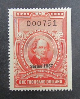 nystamps US Revenue Stamp # R711 Used $100 L10x1904