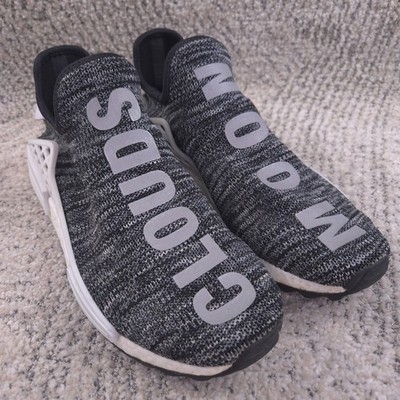 Pharrell x adidas NMD Human Race Trail Mens Size 10 Oreo Clouds Moon Boost Gray