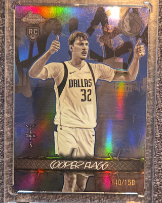 Topps Chrome 2026 Cooper Flagg RC Jacked Up JU-1 140/150 Dallas Mavericks