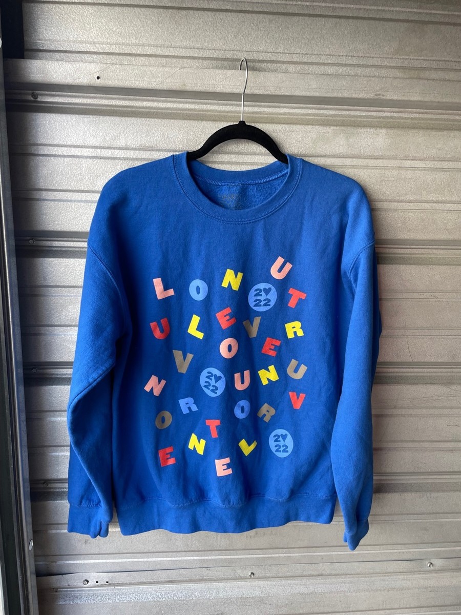 Harry Styles Love On Tour 2022 Alphabet Soup Sweatshirt Concert Size M