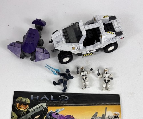 Halo Mega Bloks UNSC Rocket Warthog Set 96805 Partially Complete