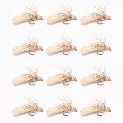 FLOATING FEATHER SUPPLY 1 DOZ (12) Mop Fly 12-Pack Size 16 – Trout Fly