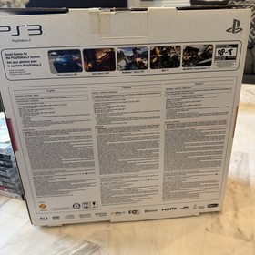 Sony PS3 Slim 120GB CECH-2001A Console CIB Box 9 Games Tested Complete In Box