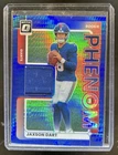 2025 Donruss Optic Jaxson Dart Blue Hyper (RAW)